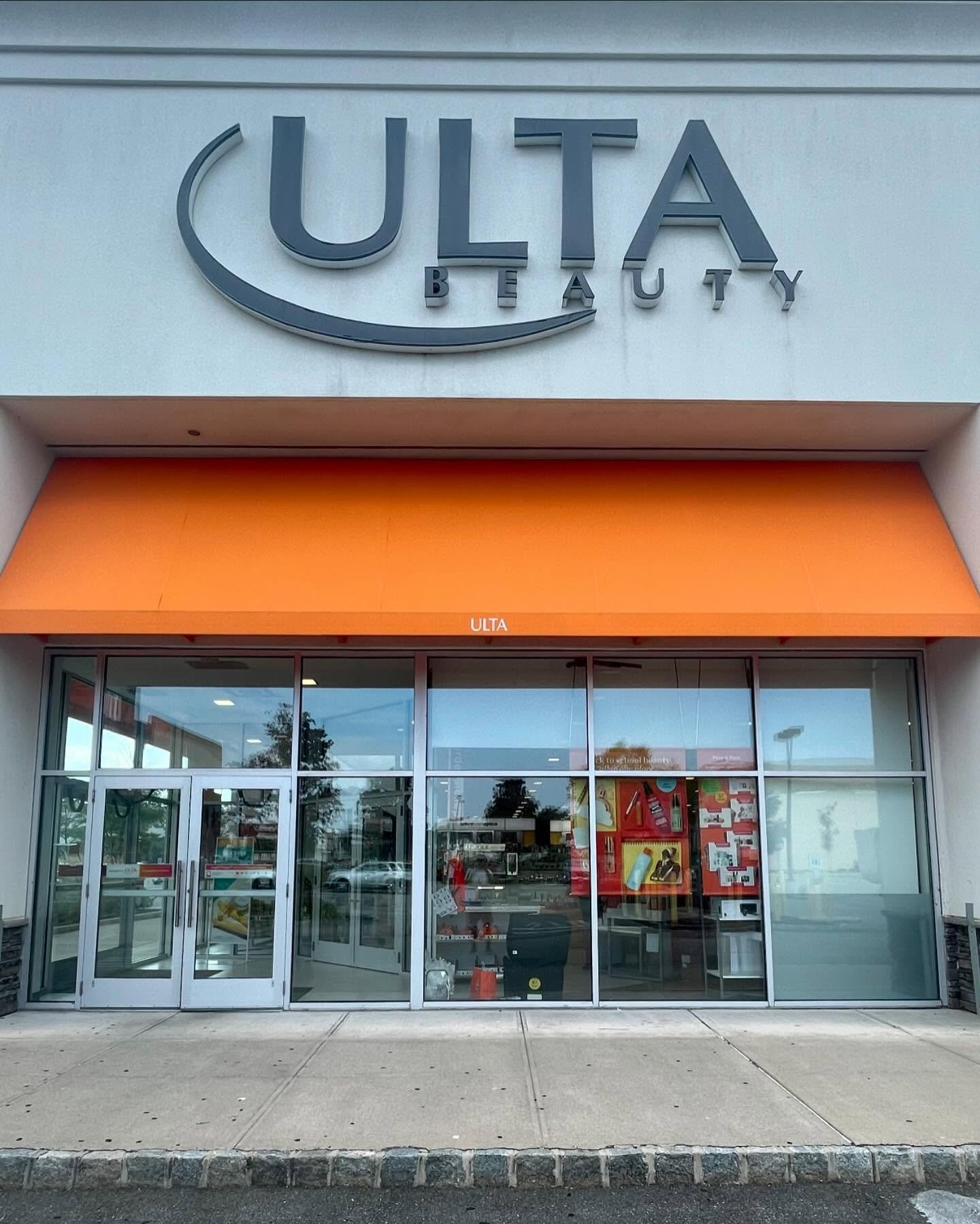 ULTA Beauty channel letters on a storefront