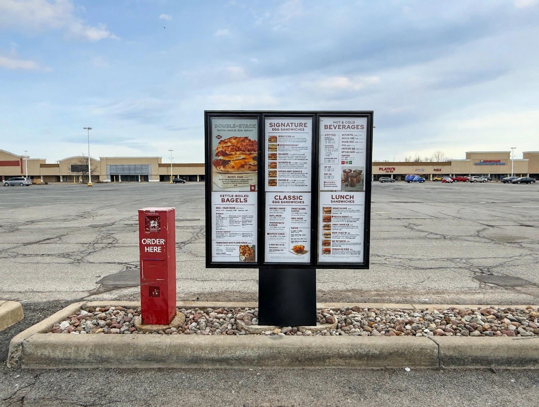 Digital menu board installed by Power NYC